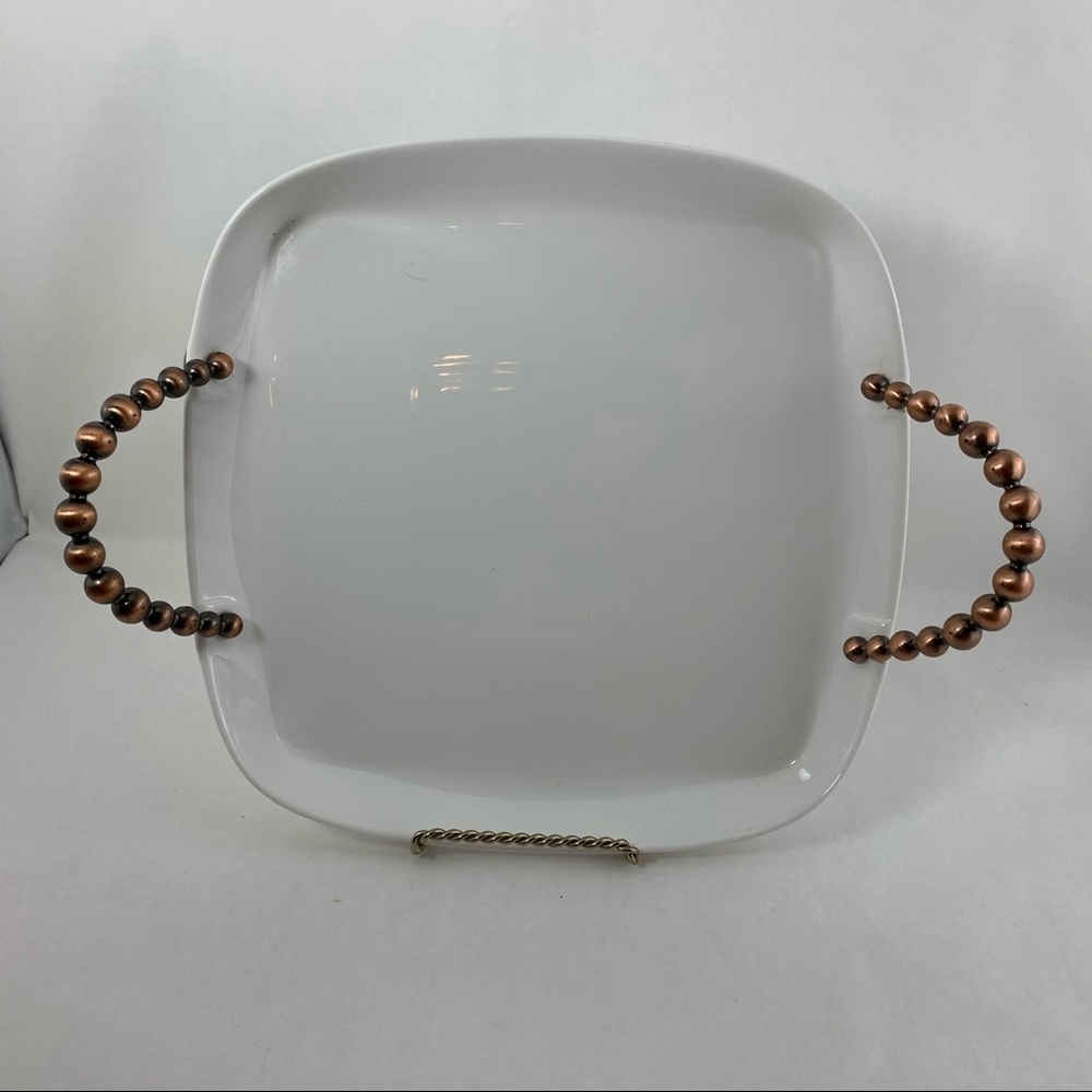 Home Essentials White Serving Platter - Maison